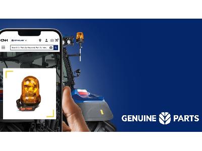 New Holland presenta la búsqueda visual de piezas con IA en mycnhstore en AGRITECHNICA