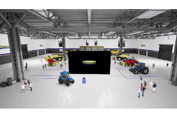 New Holland, una marca de CNH Industrial colabora con Microsoft y Touchcast en CES 2023 en una experiencia de inmersión de metaverso 